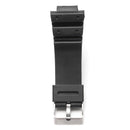 Replacement 25mm Black Silicone Rubber Watch Strap Band + Tool For CASIO G Shock