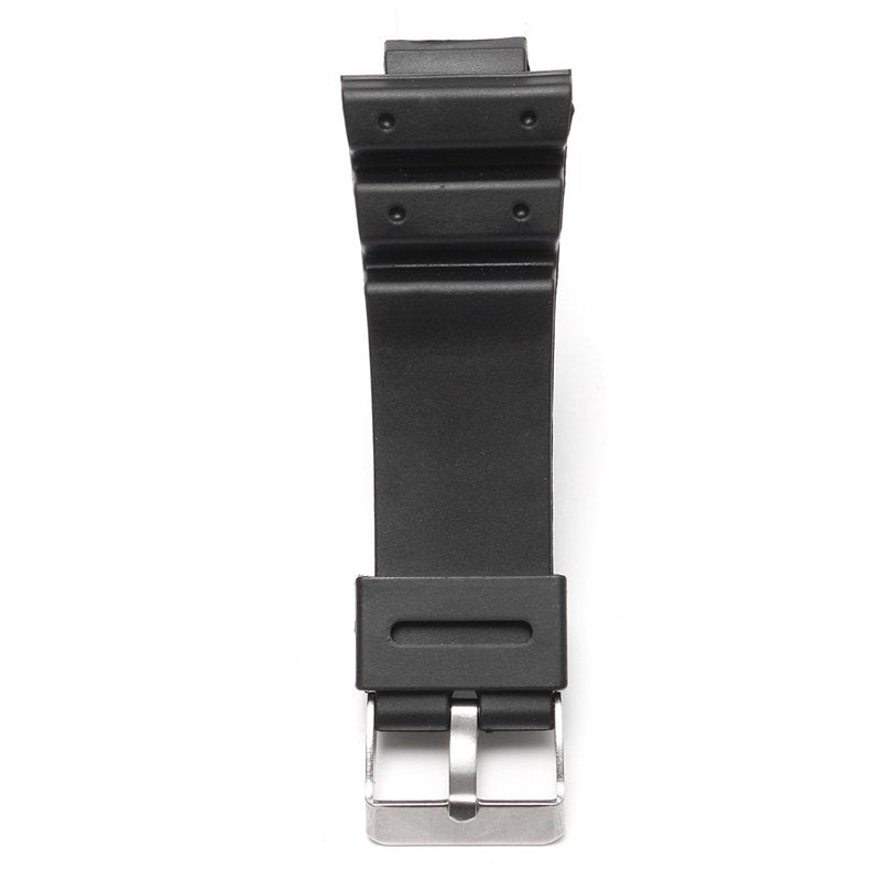 Replacement 25mm Black Silicone Rubber Watch Strap Band + Tool For CASIO G Shock