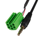3.5mm Jack Aux Input Adapter Cable for Renault Clio Megane Kangoo for Phone MP3