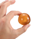 40mm Crystal Ball With Base For Home Decorations Yellow Natural Stones Specimen