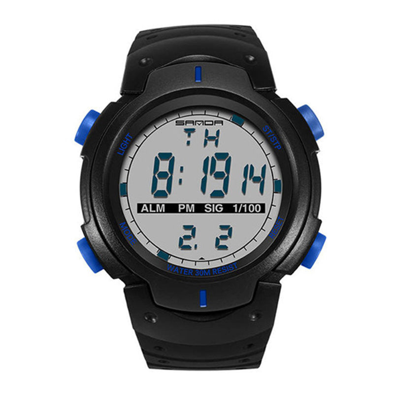 SANDA 269 Digital Watch Luminous Motion Timing Stopwatch Calendar Alarm Watch Outdoor Sport Watch