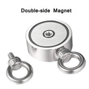 Double Side 60mm 250KG Neodymium Recovery Magnet with 10m Rope Salvage Tool Strong Recovery Fishing Kits