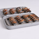 ZANLURE 40Pcs Boxed Colorful Bionic Fly Fishing Hook Bionic Lure Set Anti Insects Flies ABS Box