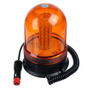 DC12-24V 80LEDs Magnetic Roof Rotating Flash Amber Beacon Strobe Tractor Warning Signal Light