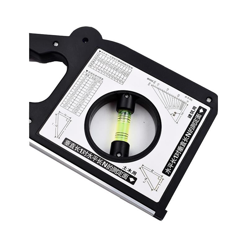 Multifunctional Meter Slope Gradient Instrument Inclinometer Angle Feet Foot Slope Measuring Ruler Magnetic Angle Finder Slope Horizontal Vertical Angle Bevel Protractor Declinometer