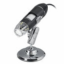 8 LED Light Adjustable Dimmer Microscope Computers Real-Time Video Inspection Digital Microscope Micro USB+Type-C USB Handheld Microscope With Holder