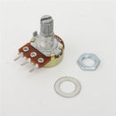 50Pcs WH148 B100K Linear Potentiometer 15mm Shaft With Nuts And Washers Hot