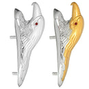 Motorcycle Front Fender Eagle Head Eyes Matt Bonnet Ornament Statue