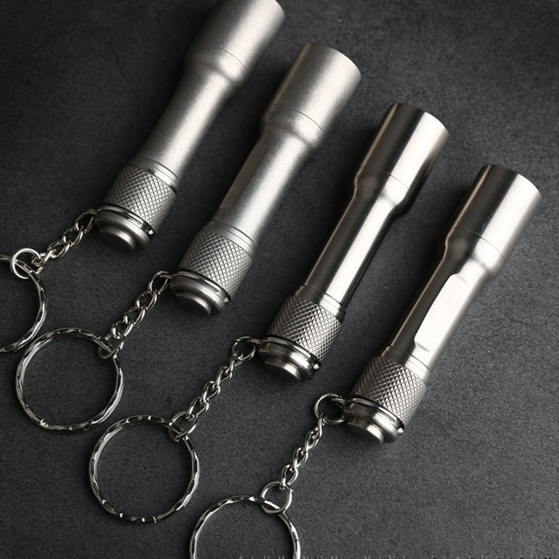 KESHUN XM-L2U2 LED Mini Flashlight Portable Titanium Alloy EDC Flashlight AAA Flashlight