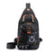 Men Nylon Sling Chest Handbag School Backpack Shoulder Bag Travel Messenger