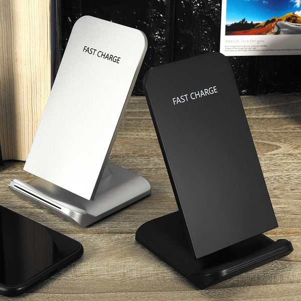 Bakeey Qi Wireless LED Light Fast Charger Desktop Holder For iPhone X 8 8Plus S9+S8 S7