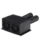 600W Car Heater Heating Defroster Fan with 2 Extensible Hoses for 12V/24V Vehicles