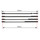 12pcs 105mm Pinned Scroll Saw Blade Set for Wood Cutting Carving