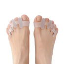 IPRee 1 Pair Toe Separator Silicone Foot Toe Braces Straightener Bunion Pain Relief Sports
