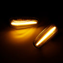 LED Side Marker Indicator Lights Wing Turn Signal Lamp Yellow Pair for Mercedes Sprinter VITO VARIO W210