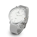 Fashion Couple Quartz Watch Casual Rose Gold Mesh Band Wrist Watch