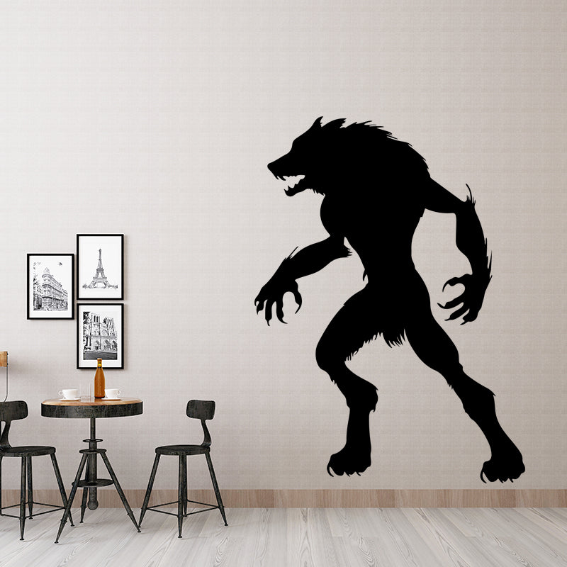 Miico FX3022 Halloween Sticker Wall Sticker Werewolf Pattern Removable Sticker For Room Decoration