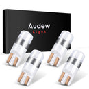 4 X Audew T10 LED 3030 SMD Car Parking Lights White Bulb Interior Lamp 6000K