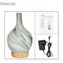 3D Glass LED Ultrasonic Aromatherapy Essential Oil Diffuser Air Mist Humidifier