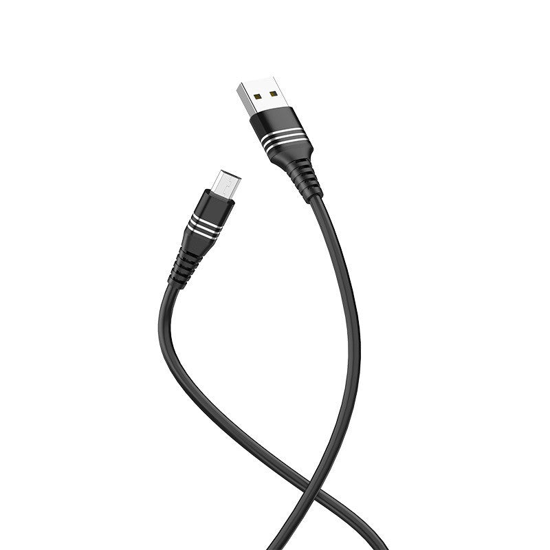 Hoco U46 Micro USB Silicone TPE 1m Data Sync Charging Cable Wire Cord for Samsung Xiaomi