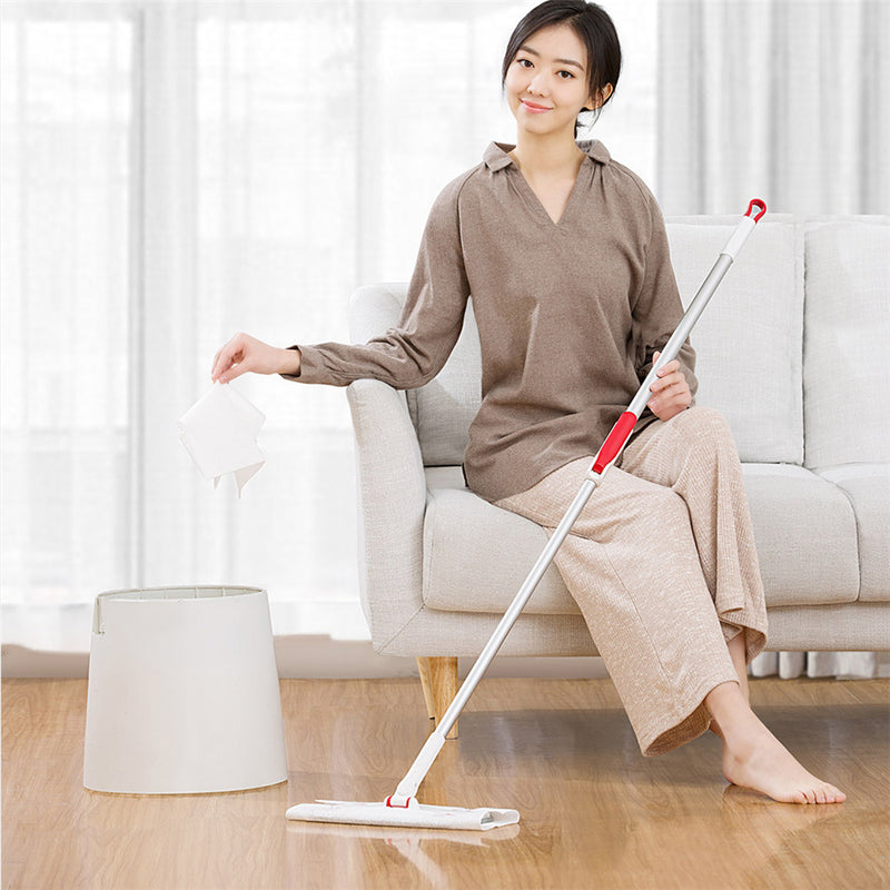 YIJIE 50Pcs/Set Electrostatic Non-woven Fabric Cleaning Cloth Replacements for Disposable Mop from Xiaomi Youpin