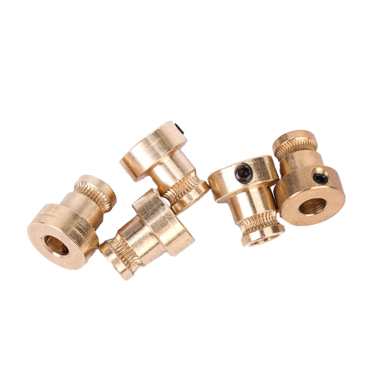FLSUN 5PCS 1.75mm Brass Feed Extruder Wheel Drive Gear For Reprap 3D Printer