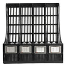 Detachable A4 File Holder Document Trays 4 Slots File Box Plastic File Books Organizer For Desktop Storage Office School Supplies Classify