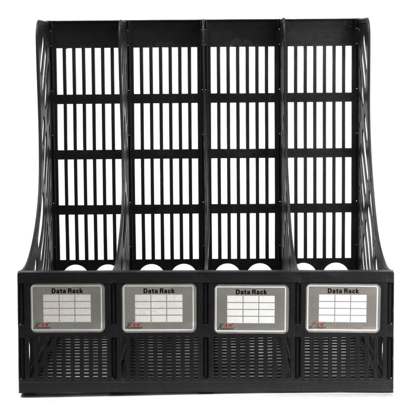 Detachable A4 File Holder Document Trays 4 Slots File Box Plastic File Books Organizer For Desktop Storage Office School Supplies Classify