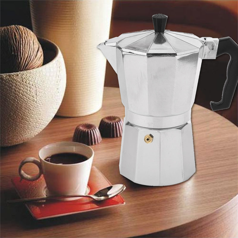 Moka Pot Stovetop Espresso Coffee Maker Latte 150/300/450ML