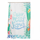 3 PCS Bathroom Carpet Set Toilet Cover 3D Shower Curtain Sets Polyester Fabric