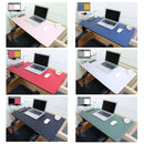 80x40cm Both Sides Two Colors Extended PU leather Mouse Pad Mat Large Office Gaming Desk Mat