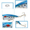 5Pcs 4cm Fishing Lure Fishing Bait Rotating Tail Popper Topwater Swim Crankbait Artificial Hard Bait