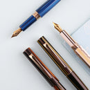 Moonman N3 Celluloid Acrylic Beautiful Stripes Fountain Pen EF 0.38mm Nib Fashion Excellent Office Writing Pen Gift Set