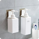 Non-Perforated Wall Body Wash Bottle Holder Suction Wall Bathroom Shampoo Storage Rack Towel Holder