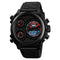 SKMEI 1359 3 Dials Dual Display Watch Chronograph Alarm Luminous Display Calendar Digital Watch