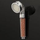 Anion SPA Shower Head Filtration Bathroom Handheld Sprayer Temperature Sensor LED Change