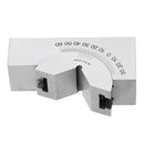 Machifit Adjustable Angle Gauge V-block Angle Grinder KP25 0-60 Degree Precision Angle Plate Block for Measuring Tools
