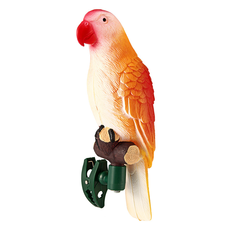 4Pcs Solar Powered Outdoor Garden Ornament Path Novelty Bird Parrot LED Night Light