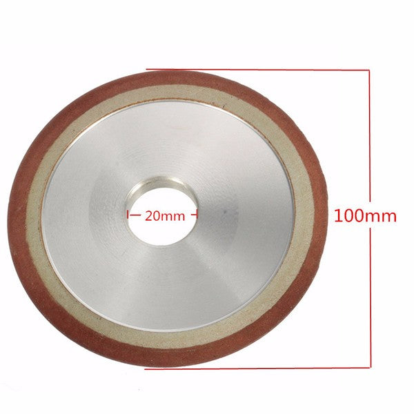 180 Grit 100mm Diamond Grinding Wheel Carbide Steel Resin Cutter