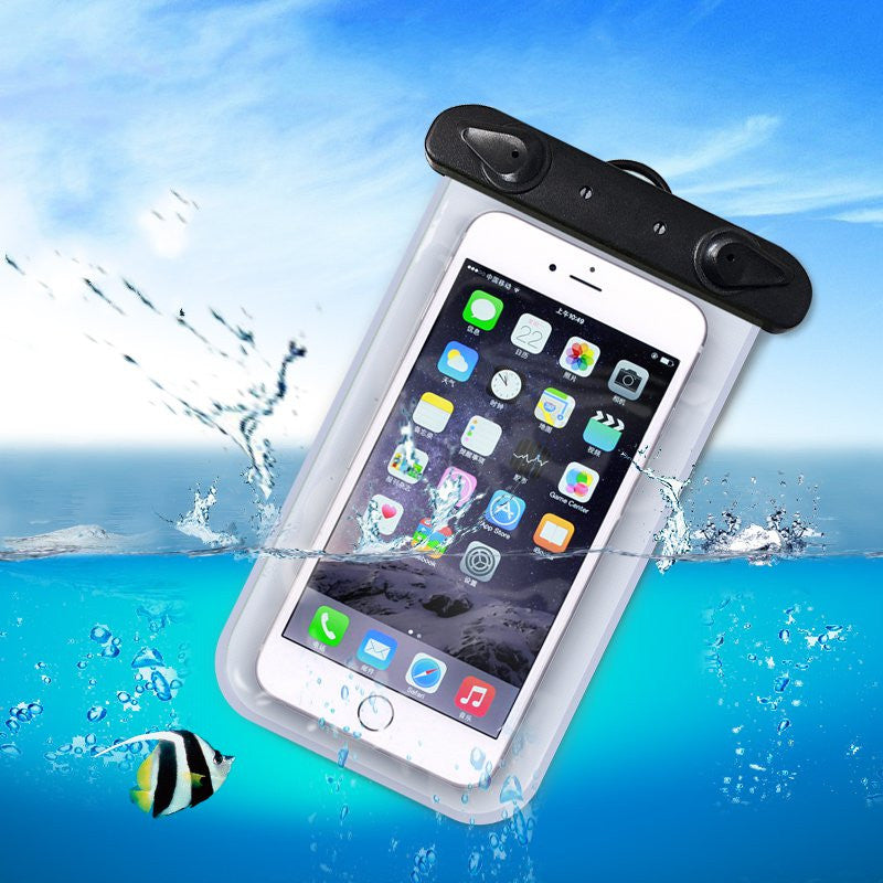 Universal PVC IPX8 Waterproof Clear Tough Screenn Phone Case Under Water Dry Bag Surfing Swimming Bag