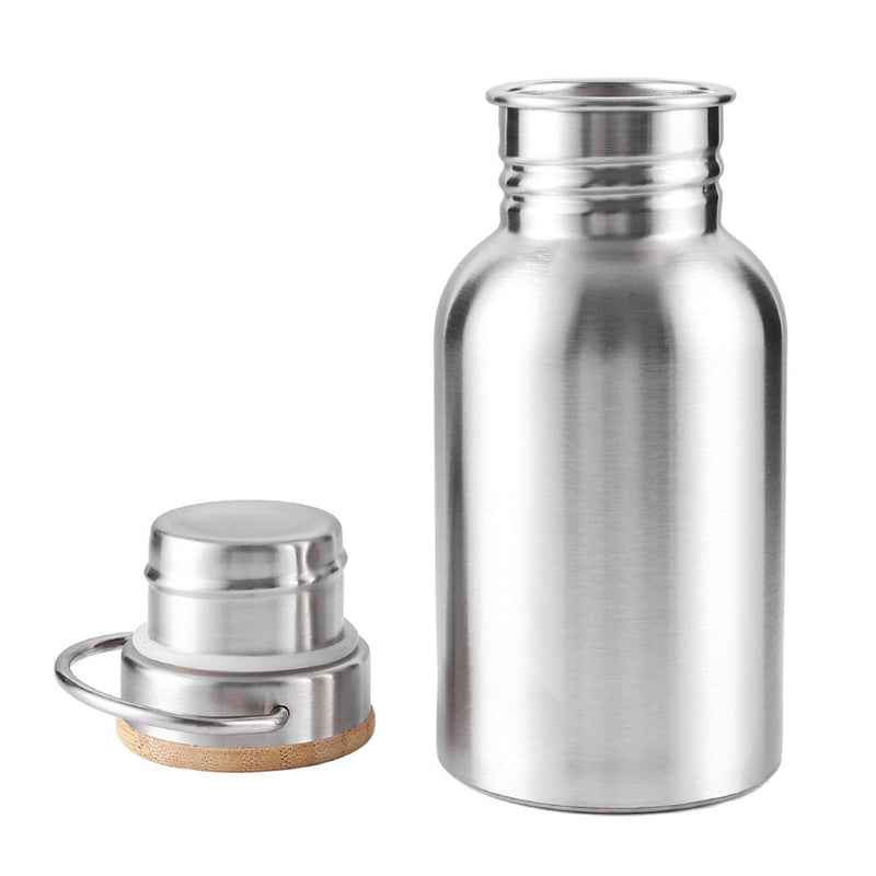 350ML 500ML 750ML Stainless Steel Vacuum Bottle Wide Mouth Drinking Water Sports Kettle BPA Free