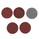 Effetool BG0355 100pcs 25mm 100-3000 Grit Sand Paper with Hook and Loop Backer Pad Sandpaper