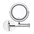 Led Makeup Mirrors With LED Light Folding Wall Mount Vanity Mirror 10x
