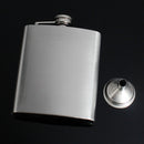 7oz Stainless Liquor flagon Retro Rum Whiskey Alcohol Pocket Flask with Funnel