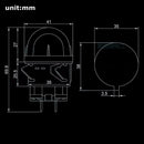 AC110-220V 10-100W G9 500 Degrees Oven Light Bulb Adapter Ceramic Lamp Holder