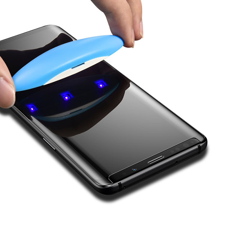Bakeey UV Glue Full Adhesive Clear 3D Curved Edge Tempered Glass Screen Protector For Samsung