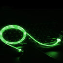 TOPK 5A LED Flow Glow Lighting Magnetic Type C Micro USB Data Cable For Xiaomi MI9 HUAWEI Mate30 5G Pro Pocophone F1 Note10+ 5G