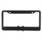 Black Diamond Bling Glitter License Plate Crystal Rhinestone Metal Frame US Car