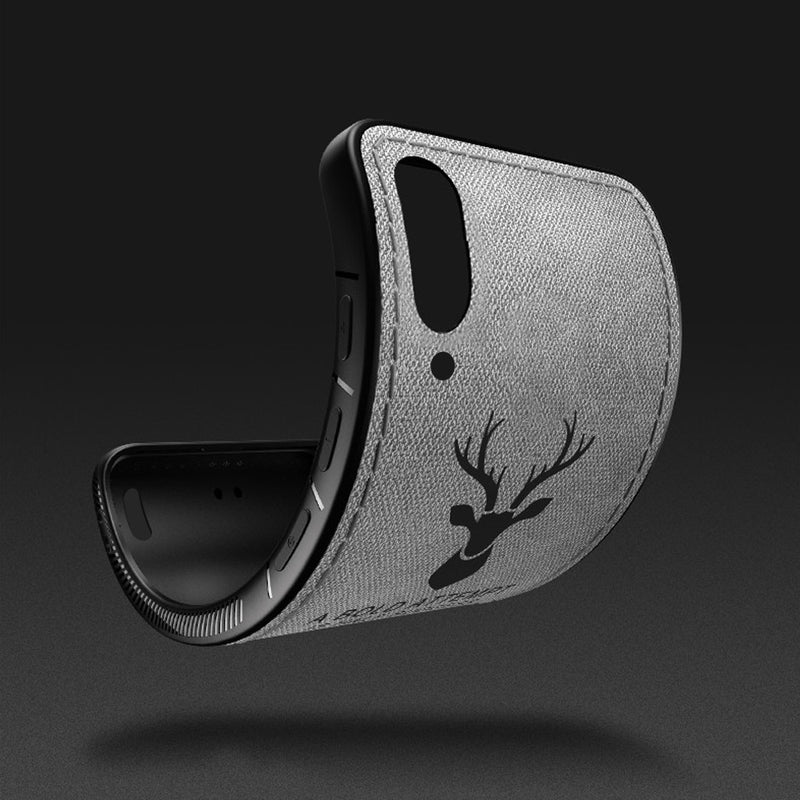 BAKEEY Deer Canvas Cloth Shockproof Protective Case for Xiaomi Mi A3 / Xiaomi Mi CC9E