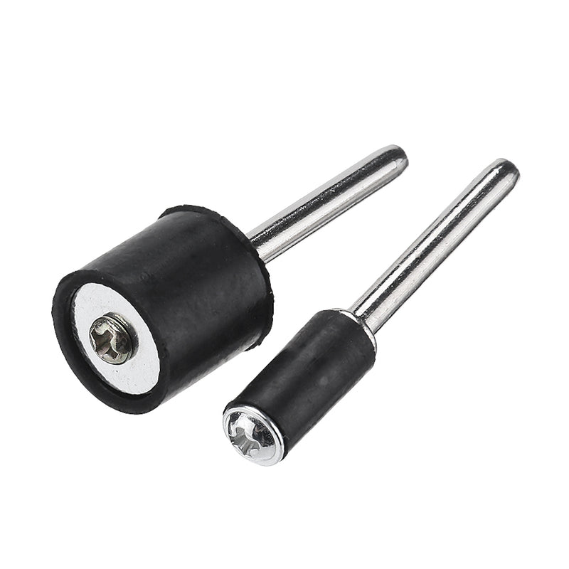 12pcs 1/8 Inch Shank Sanding Drum 12.7mm 6.3mm Rubber Mandrel Mini Drill Dremel Rotary Tool Accessories